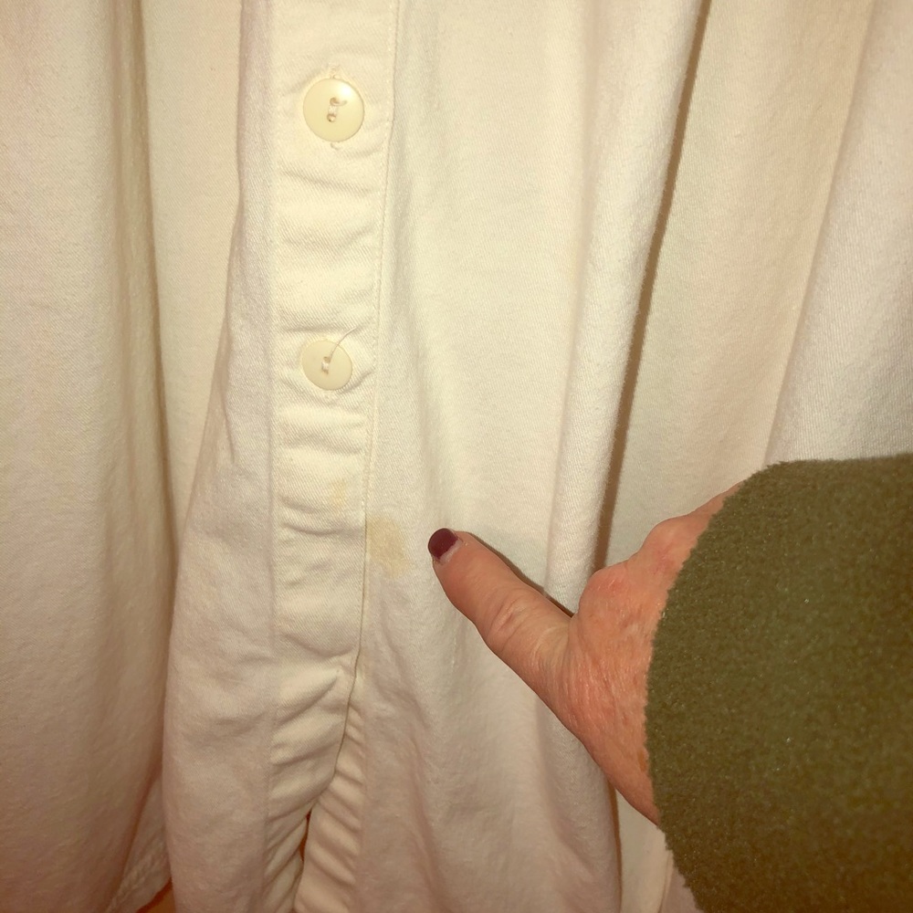 Dress three-quarter length sleeve white
